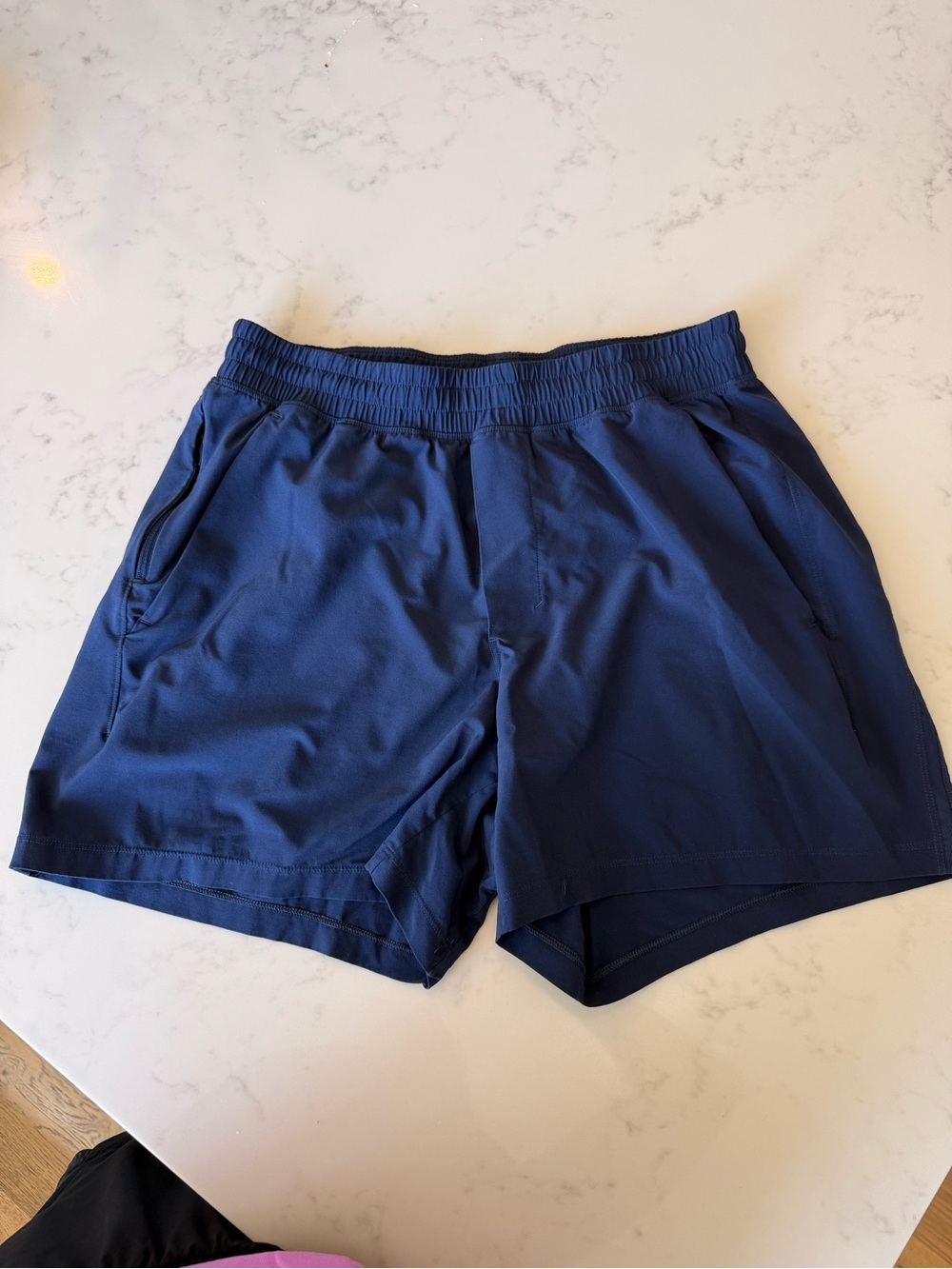 lululemon Pacebreaker 5in Men's Navy Athletic Shorts